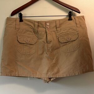 Duck Head Women's Tan Cargo Skort size 18